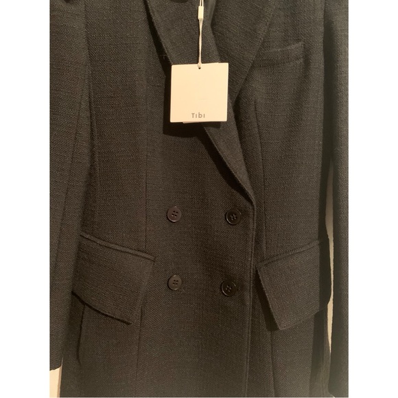 Tibi | basketweave sculpted blazer - Picture 5 of 8